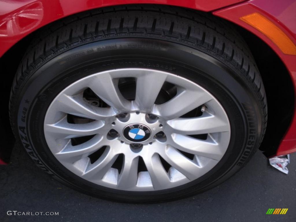 2009 3 Series 328i Sedan - Crimson Red / Cream Beige Dakota Leather photo #2