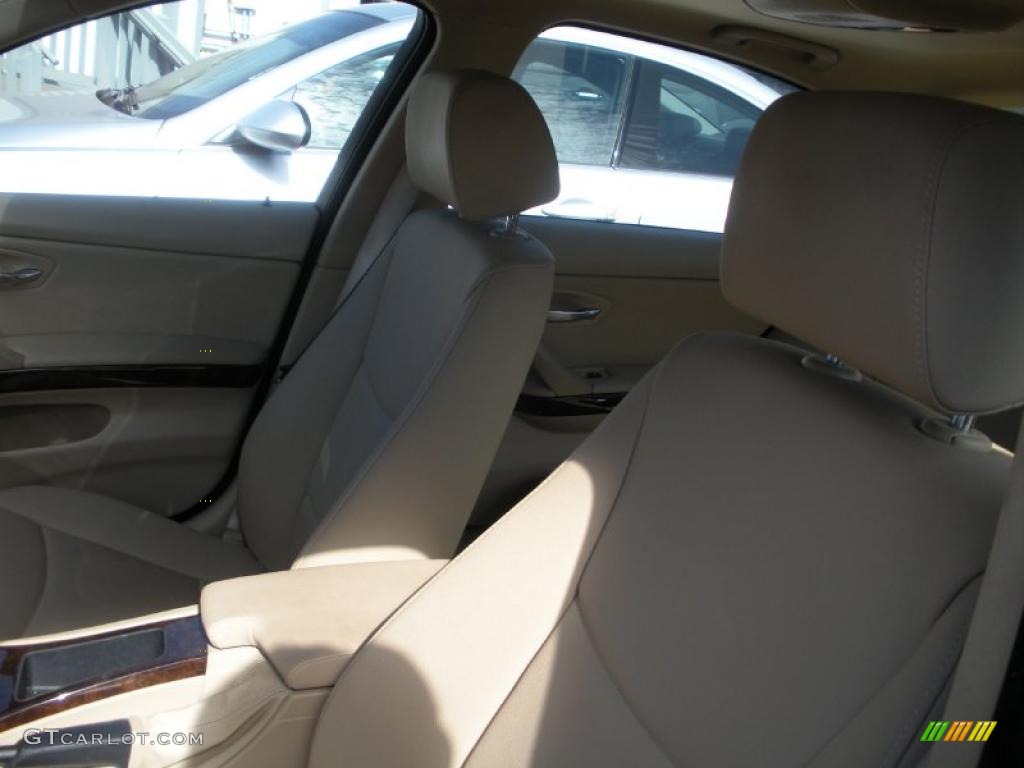 2009 3 Series 328i Sedan - Crimson Red / Cream Beige Dakota Leather photo #5