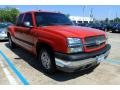 2003 Victory Red Chevrolet Silverado 1500 LT Extended Cab  photo #1