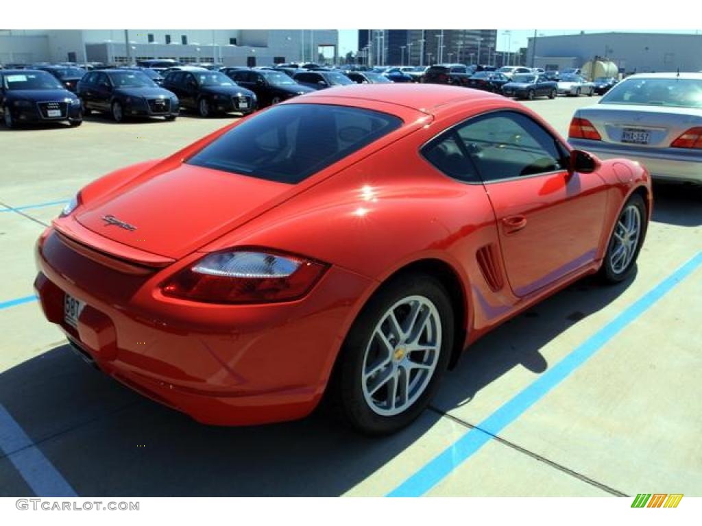 2007 Cayman  - Guards Red / Sand Beige photo #4