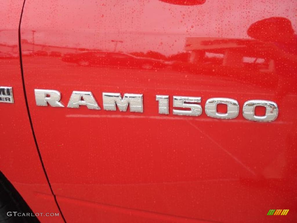 2011 Ram 1500 ST Quad Cab 4x4 - Flame Red / Dark Slate Gray/Medium Graystone photo #17