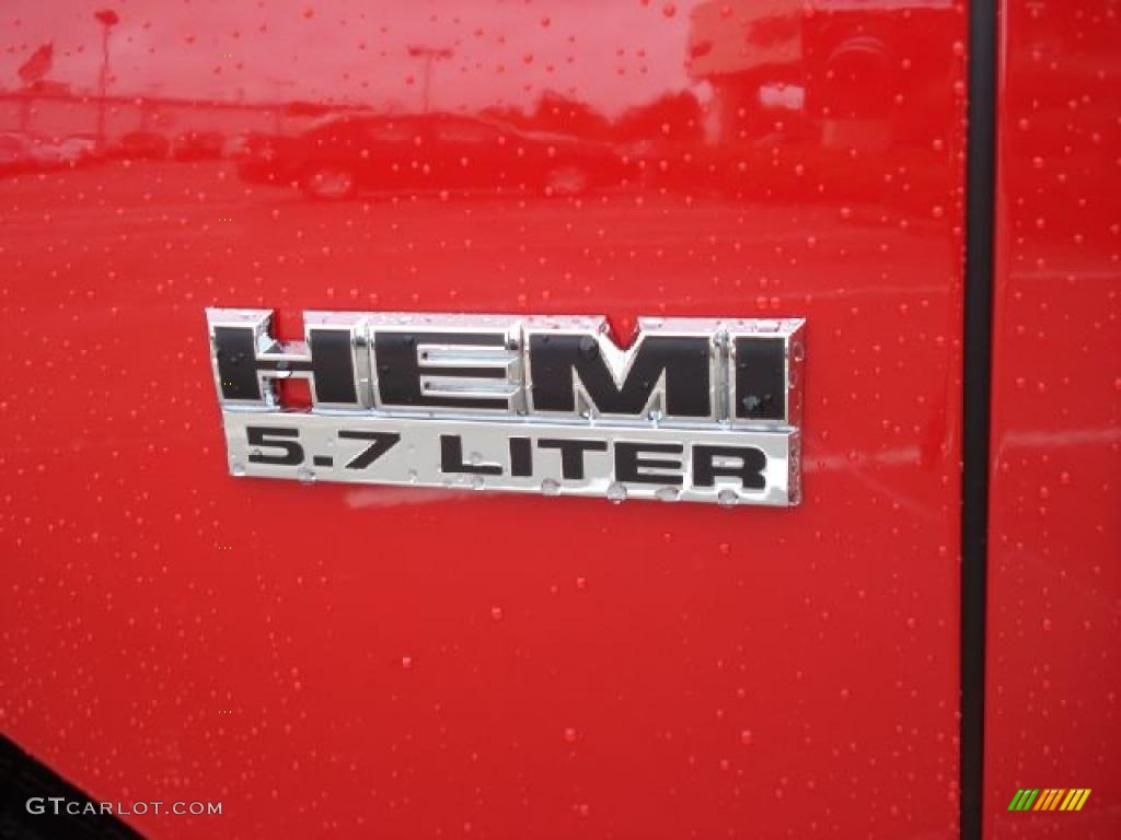 2011 Ram 1500 ST Quad Cab 4x4 - Flame Red / Dark Slate Gray/Medium Graystone photo #18