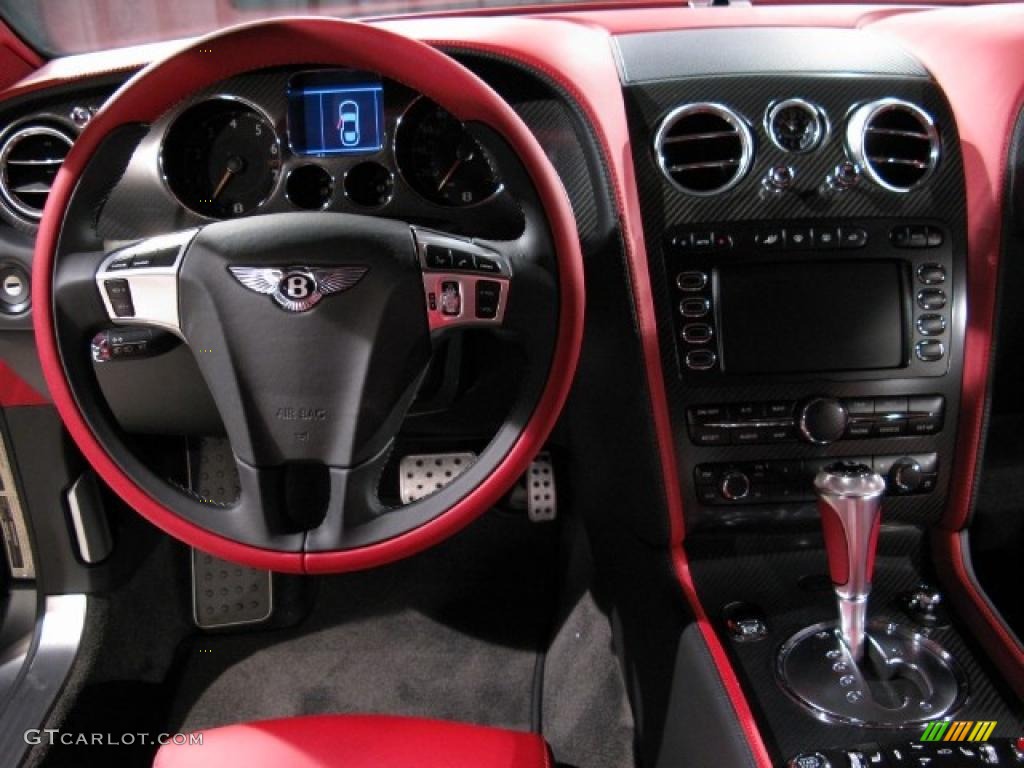2011 Bentley Continental GT Supersports Beluga/Hotspur Steering Wheel Photo #37429310