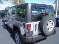 2011 Bright Silver Metallic Jeep Wrangler Unlimited Sport 4x4  photo #8