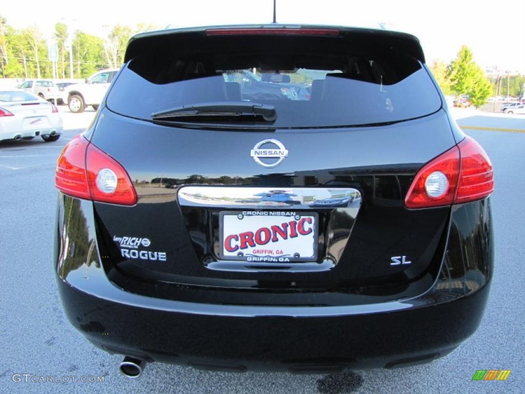 2011 Rogue SL - Wicked Black / Black photo #4