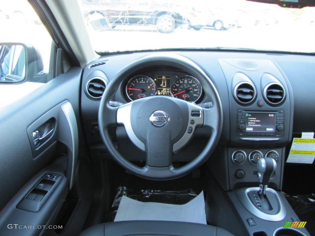 2011 Rogue SL - Wicked Black / Black photo #14