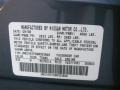 B30: Lakeshore Slate Metallic 2009 Infiniti G 37 x Sedan Color Code