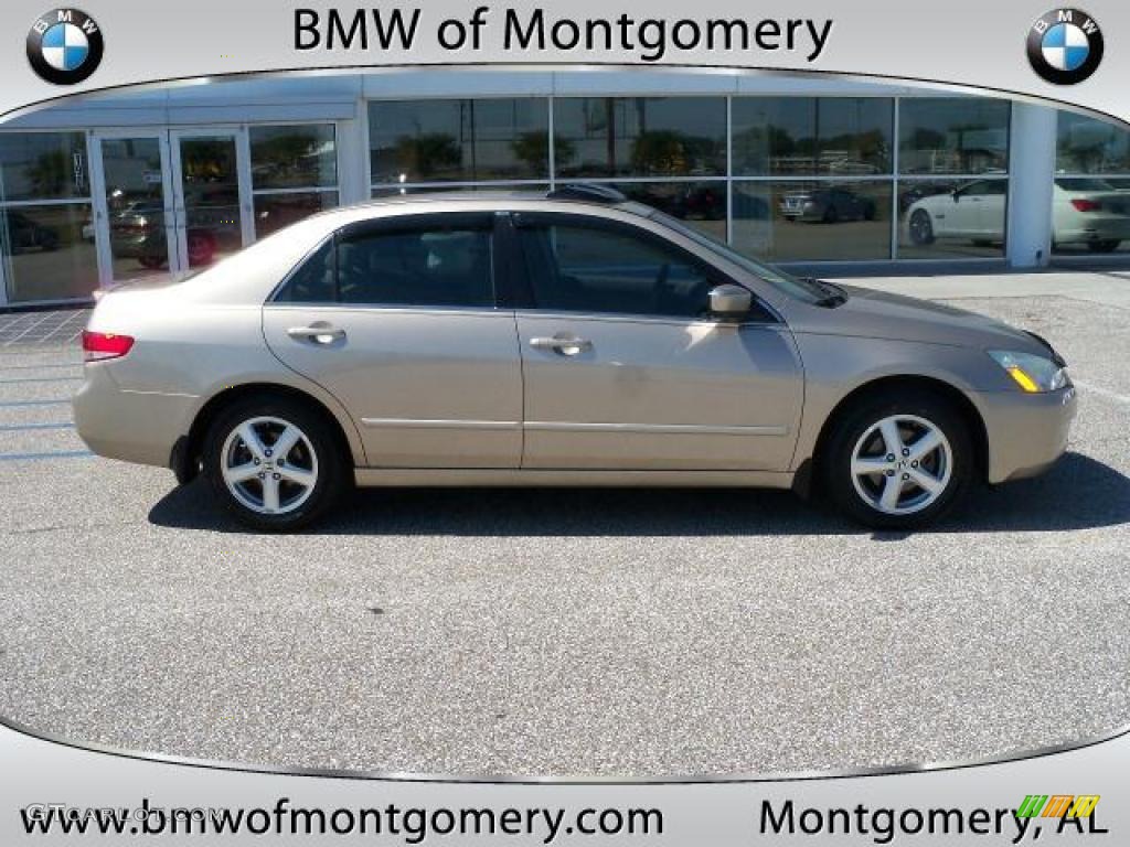 2003 Accord EX Sedan - Desert Mist Metallic / Ivory photo #2
