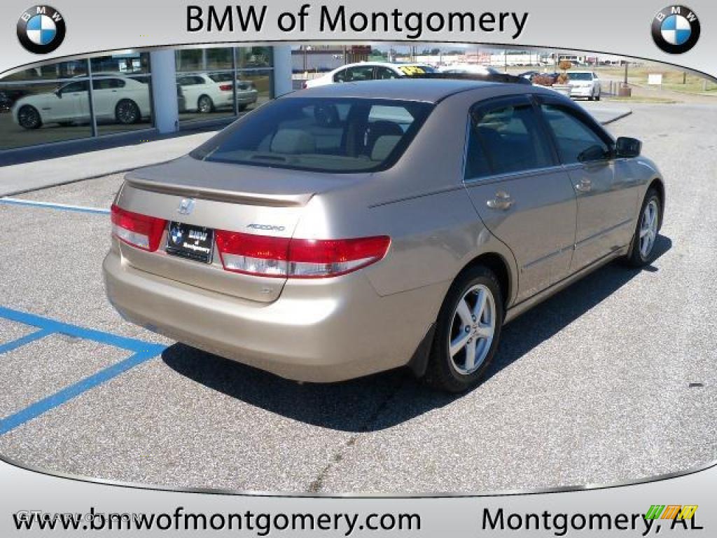 2003 Accord EX Sedan - Desert Mist Metallic / Ivory photo #4