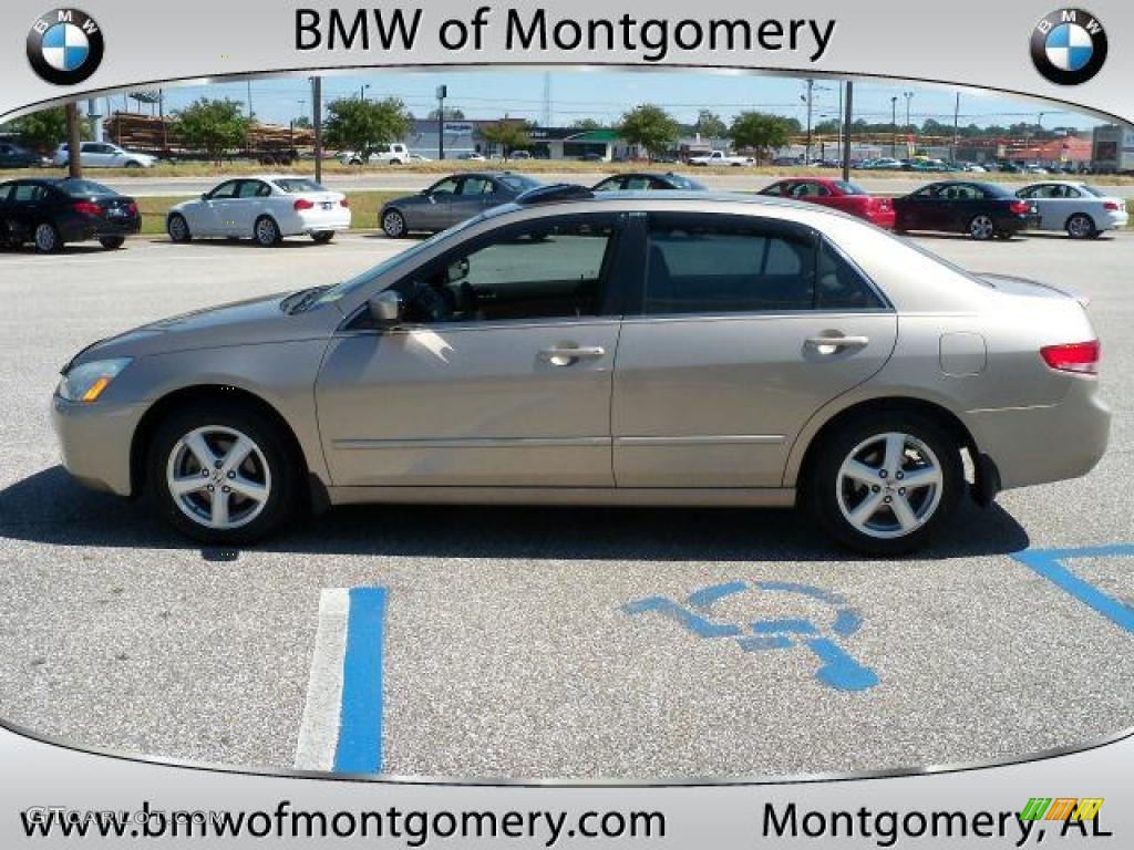 2003 Accord EX Sedan - Desert Mist Metallic / Ivory photo #7