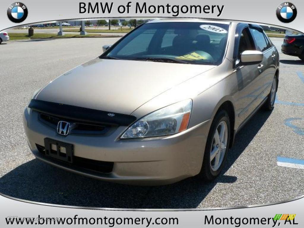 2003 Accord EX Sedan - Desert Mist Metallic / Ivory photo #9
