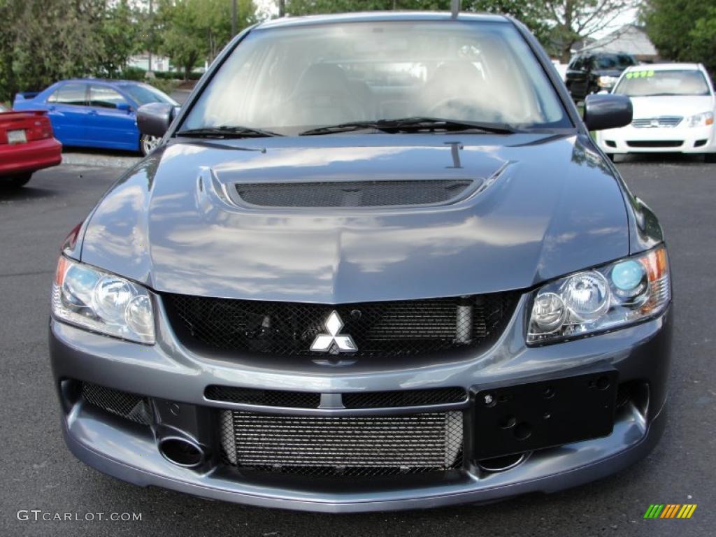 2006 Lancer Evolution IX MR - Graphite Gray / Black Alcantara photo #2