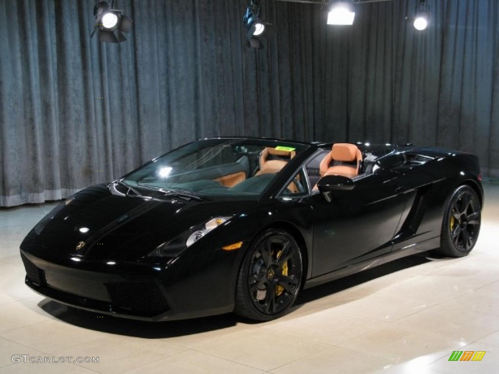 2008 Gallardo Spyder - Nero Noctis / Cuoio Olympus photo #1