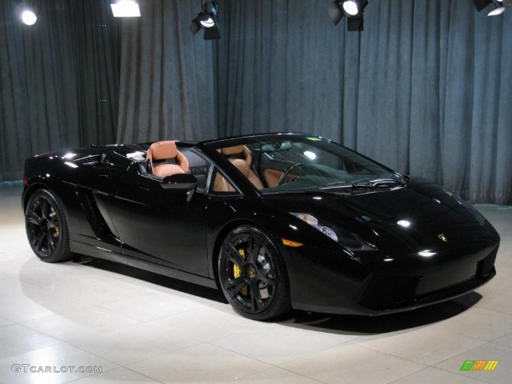 2008 Gallardo Spyder - Nero Noctis / Cuoio Olympus photo #3