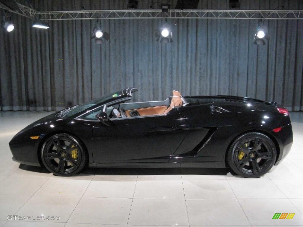 2008 Gallardo Spyder - Nero Noctis / Cuoio Olympus photo #16