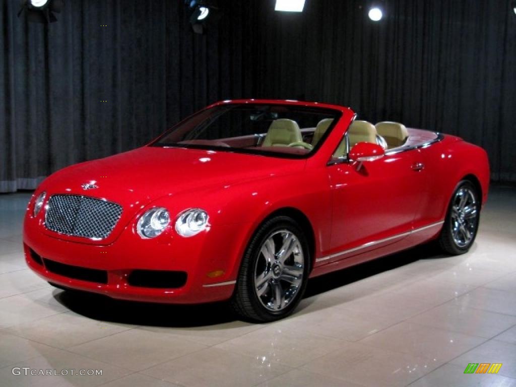 2007 Continental GTC  - St. James Red / Saffron/Fireglow photo #1