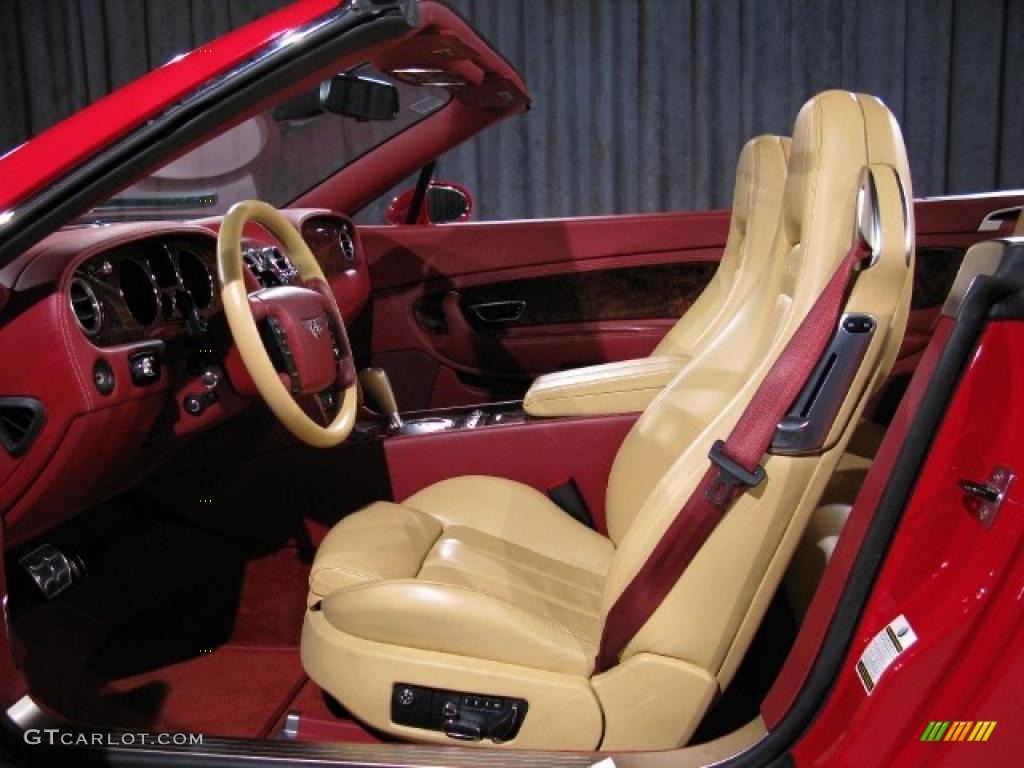 Saffron/Fireglow Interior 2007 Bentley Continental GTC Standard Continental GTC Model Photo #37436338