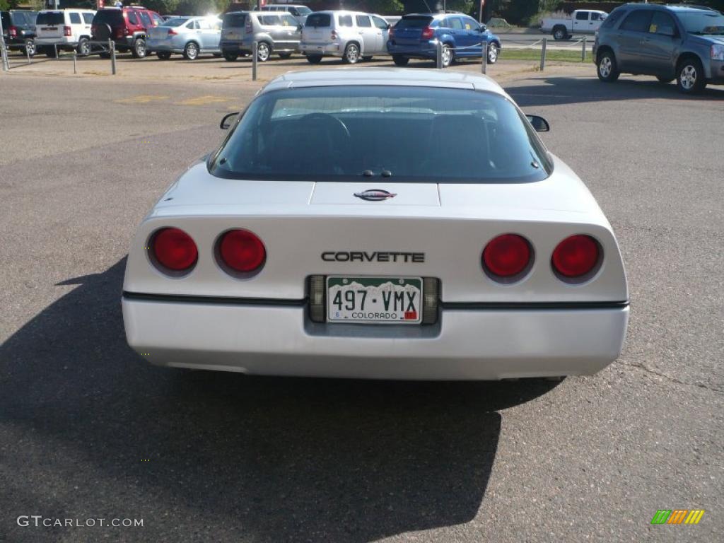 1984 Corvette Coupe - Bright Silver Metallic / Graphite photo #5