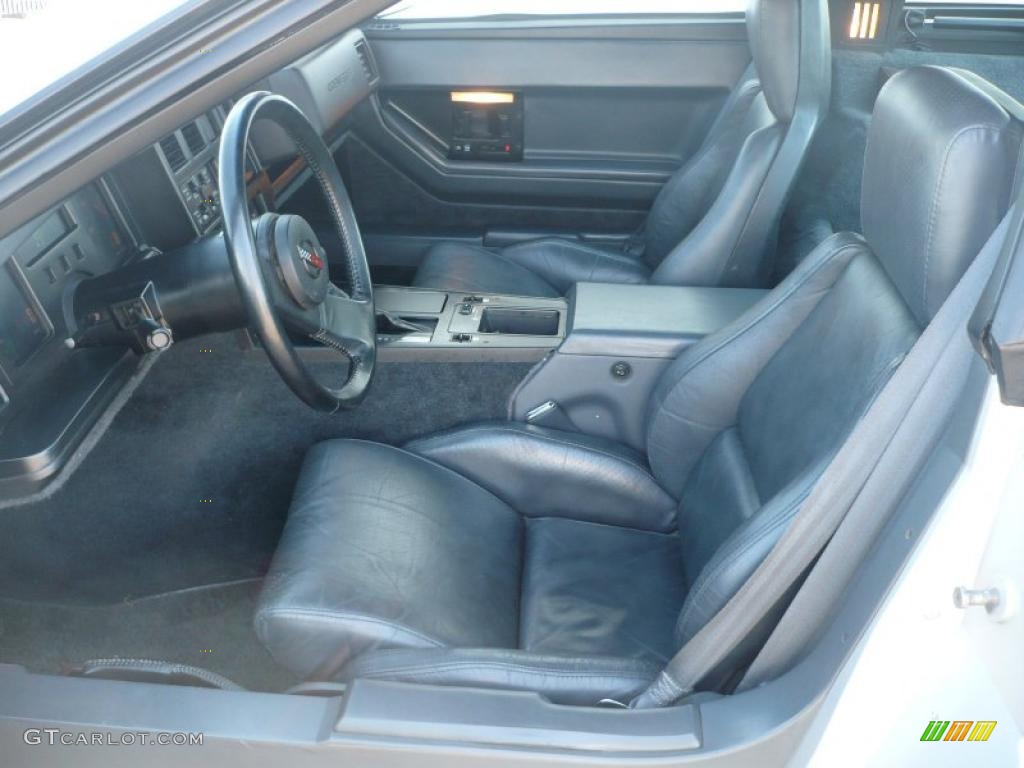 Graphite Interior 1984 Chevrolet Corvette Coupe Photo
