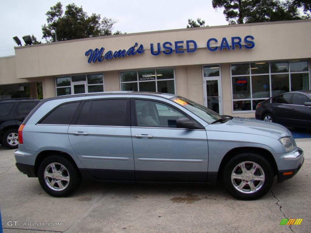 2004 Pacifica  - Butane Blue Pearl / Light Taupe photo #1