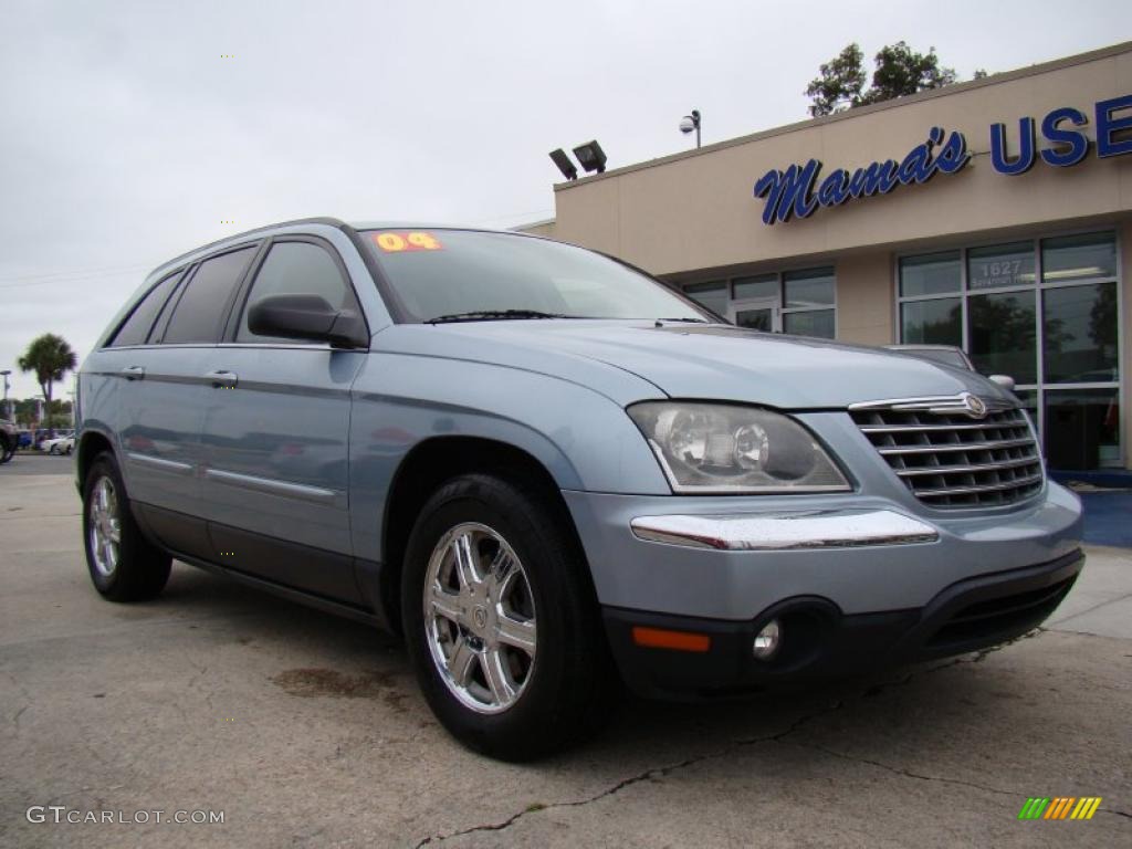 2004 Pacifica  - Butane Blue Pearl / Light Taupe photo #2
