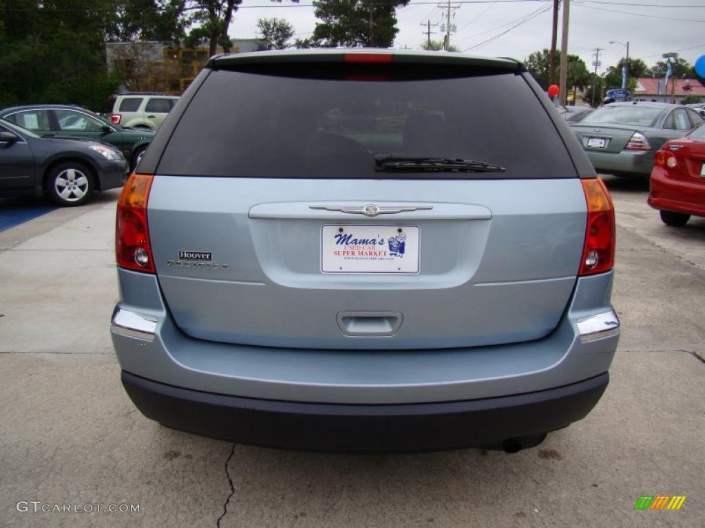 2004 Pacifica  - Butane Blue Pearl / Light Taupe photo #7