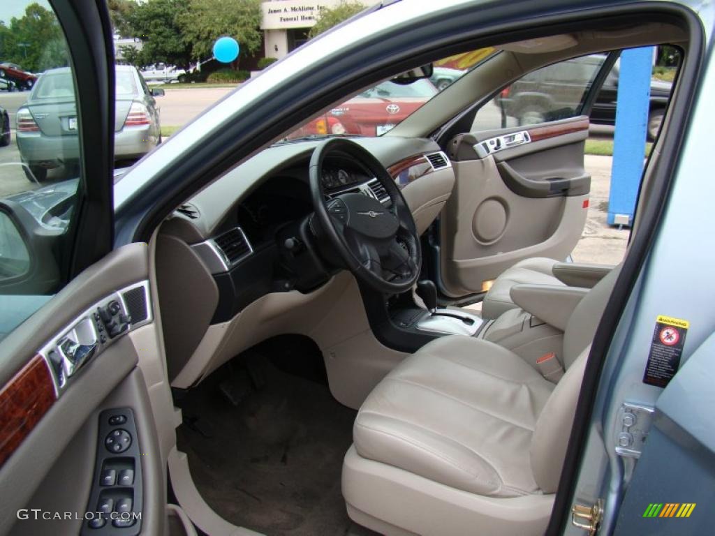 2004 Pacifica  - Butane Blue Pearl / Light Taupe photo #9