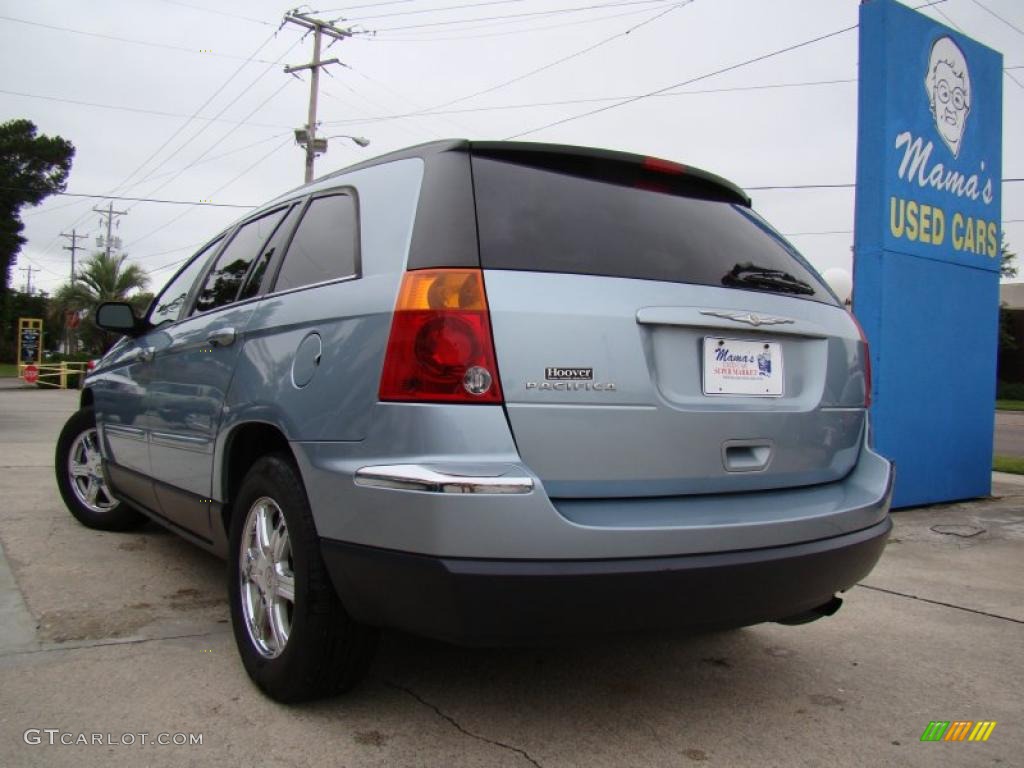 2004 Pacifica  - Butane Blue Pearl / Light Taupe photo #34