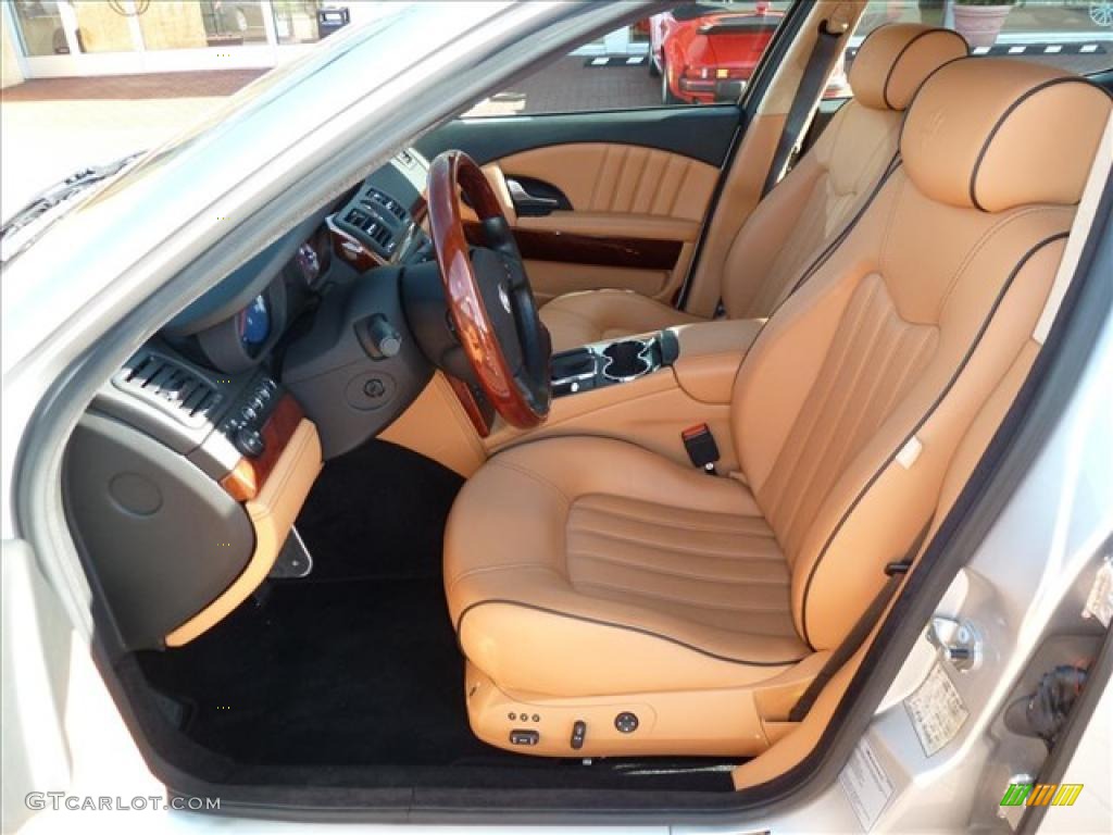 Cuoio Sella Interior 2008 Maserati Quattroporte Standard Quattroporte Model Photo #37440074
