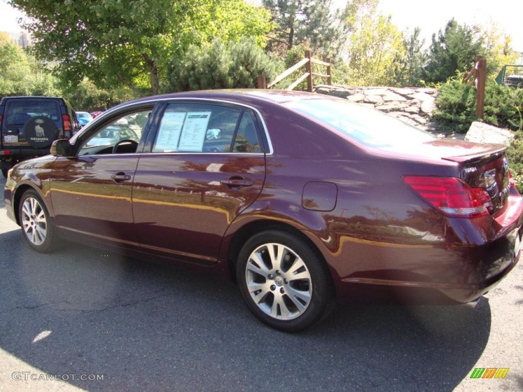 2008 Avalon Touring - Cassis Red Pearl / Graphite Gray photo #2