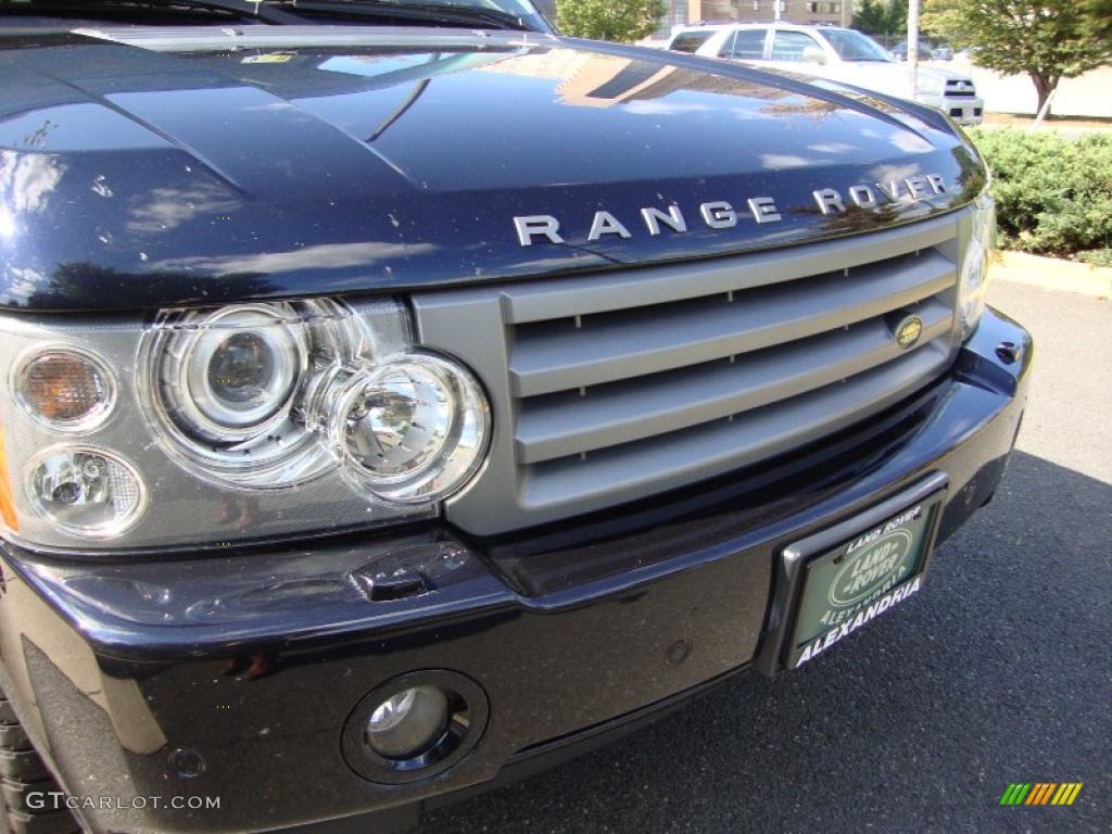 2008 Range Rover V8 HSE - Buckingham Blue Metallic / Sand photo #9