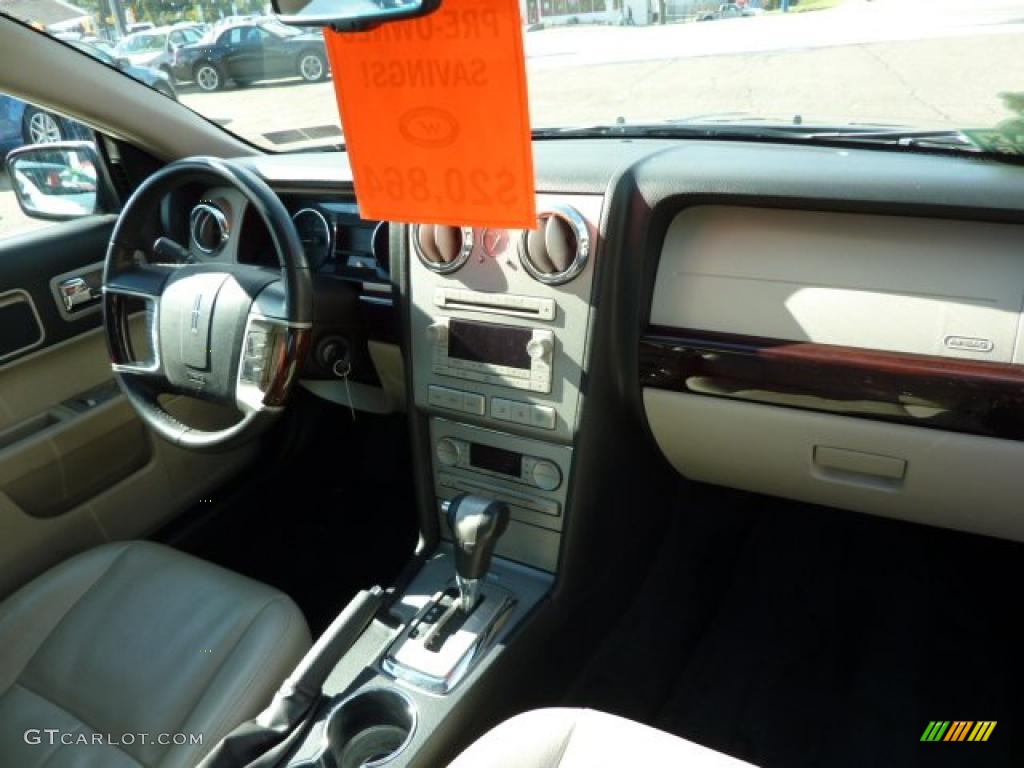 2008 MKZ AWD Sedan - Dark Blue Ink Metallic / Light Stone photo #17