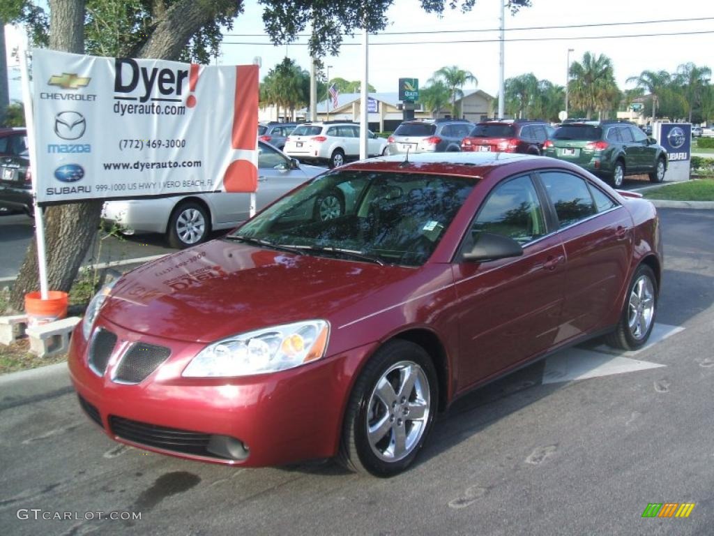 2005 G6 GT Sedan - Sport Red Metallic / Ebony photo #1