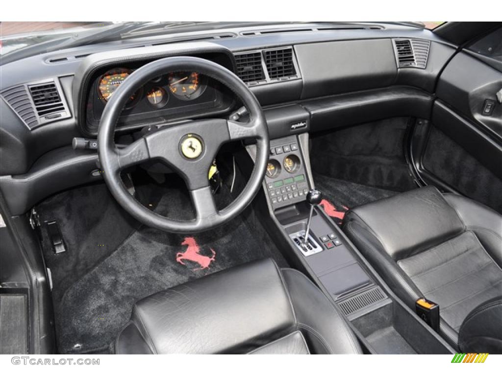 Black Interior 1994 Ferrari 348 Spider Photo #37443446