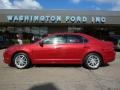 2010 Sangria Red Metallic Ford Fusion SEL V6  photo #1