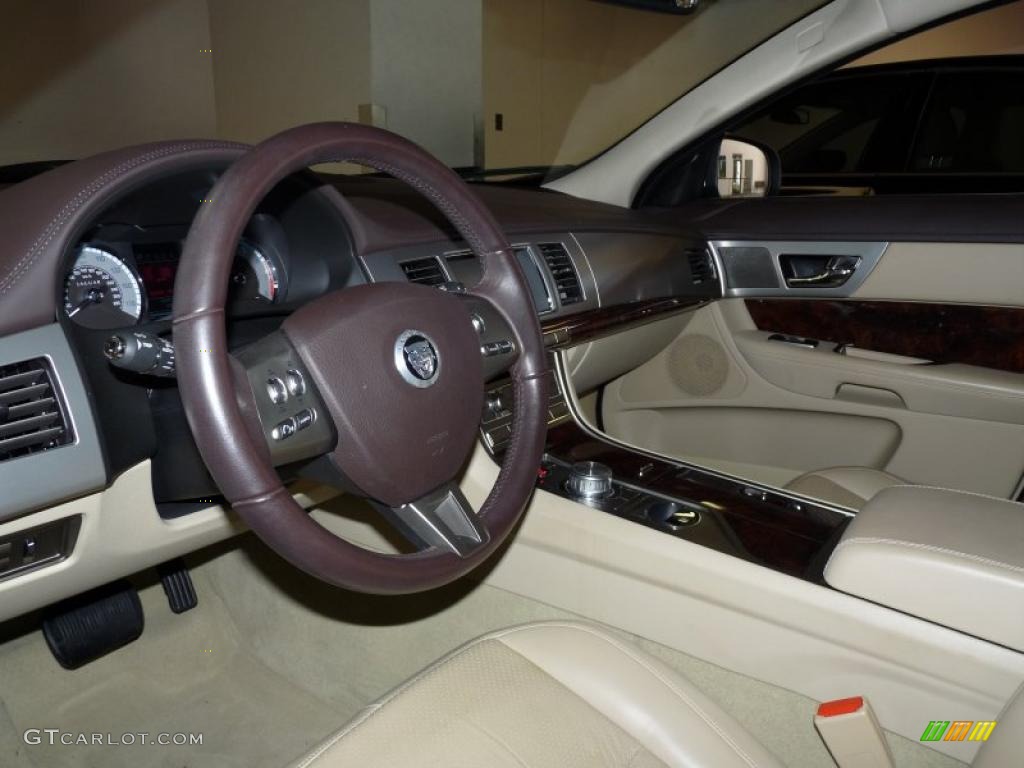 Barley/Truffle Interior 2009 Jaguar XF Premium Luxury Photo #37444526