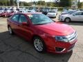 2010 Sangria Red Metallic Ford Fusion SEL V6  photo #6