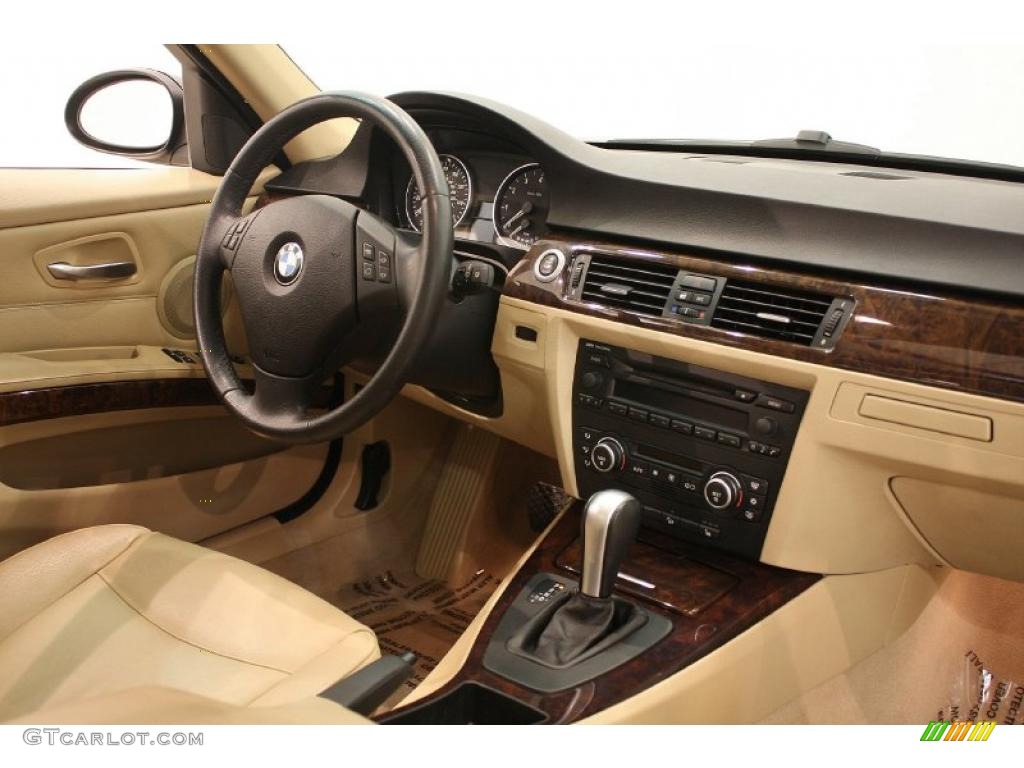 2007 3 Series 328xi Sedan - Black Sapphire Metallic / Beige photo #18