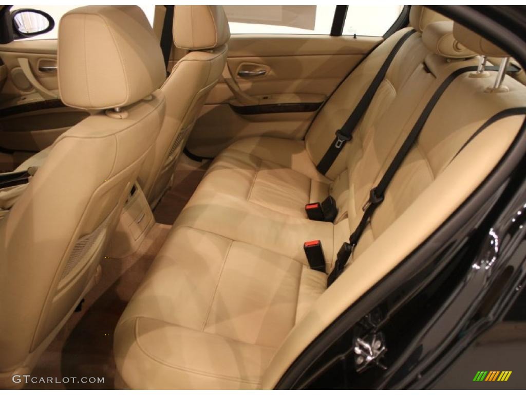 2007 3 Series 328xi Sedan - Black Sapphire Metallic / Beige photo #21
