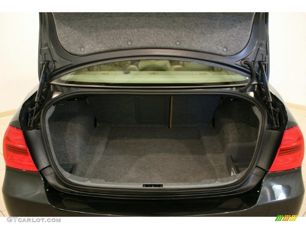 2007 3 Series 328xi Sedan - Black Sapphire Metallic / Beige photo #24