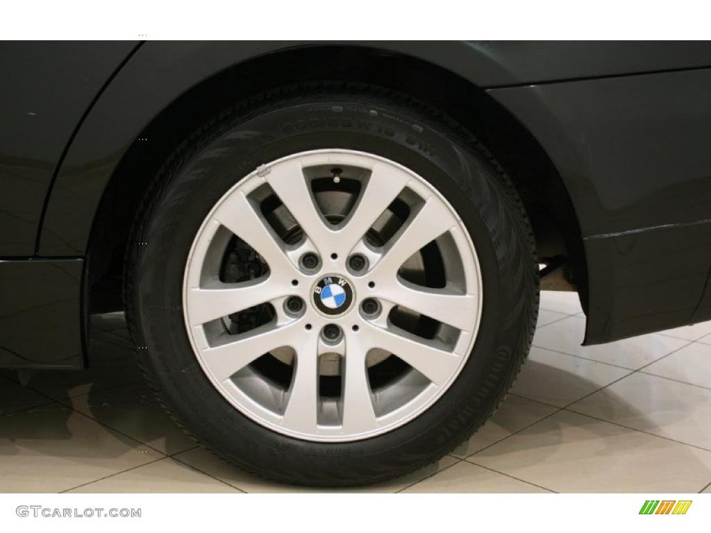 2007 3 Series 328xi Sedan - Black Sapphire Metallic / Beige photo #28