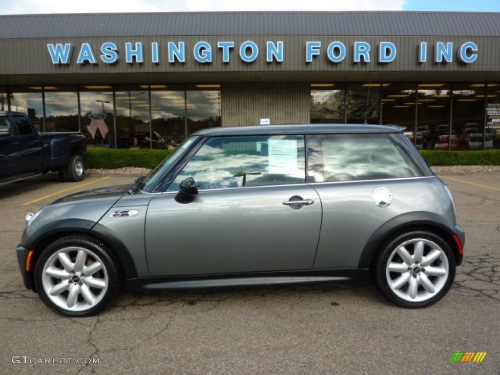 2004 Cooper S Hardtop - Dark Silver Metallic / Panther Black photo #1