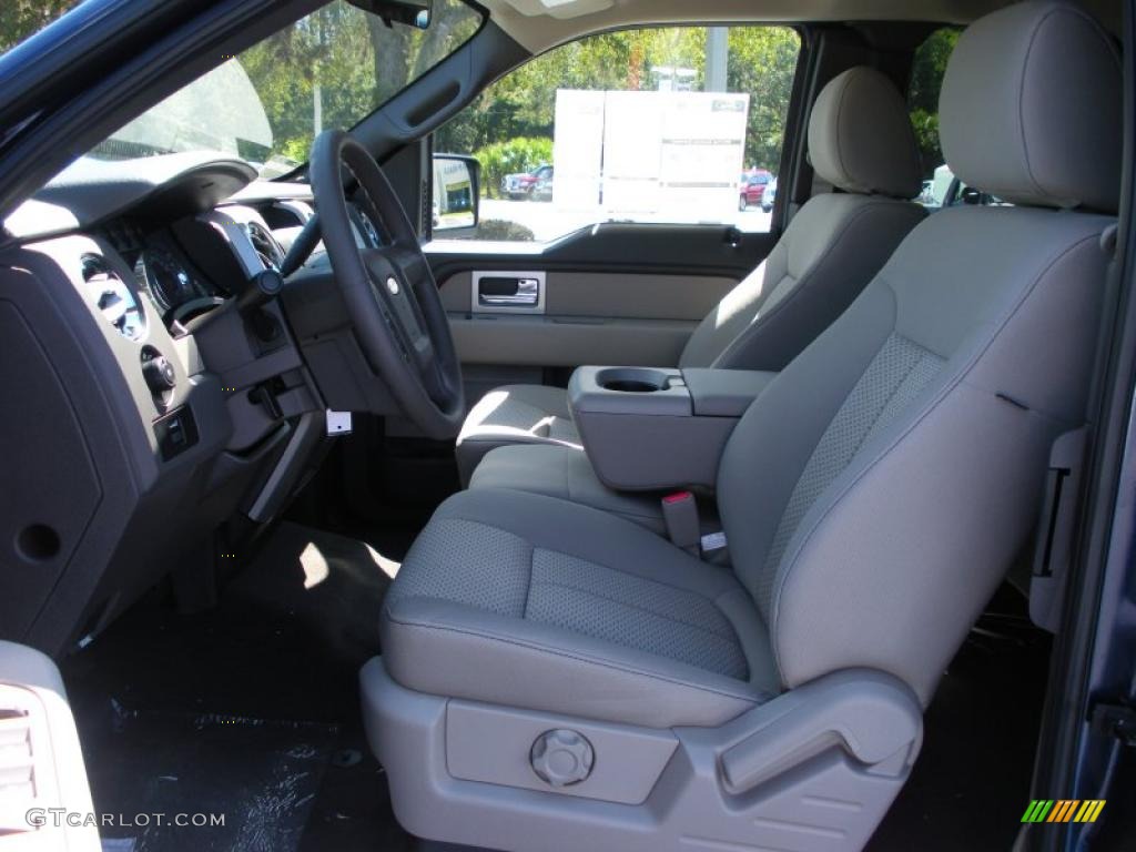 2010 F150 XLT SuperCab - Dark Blue Pearl Metallic / Medium Stone photo #5