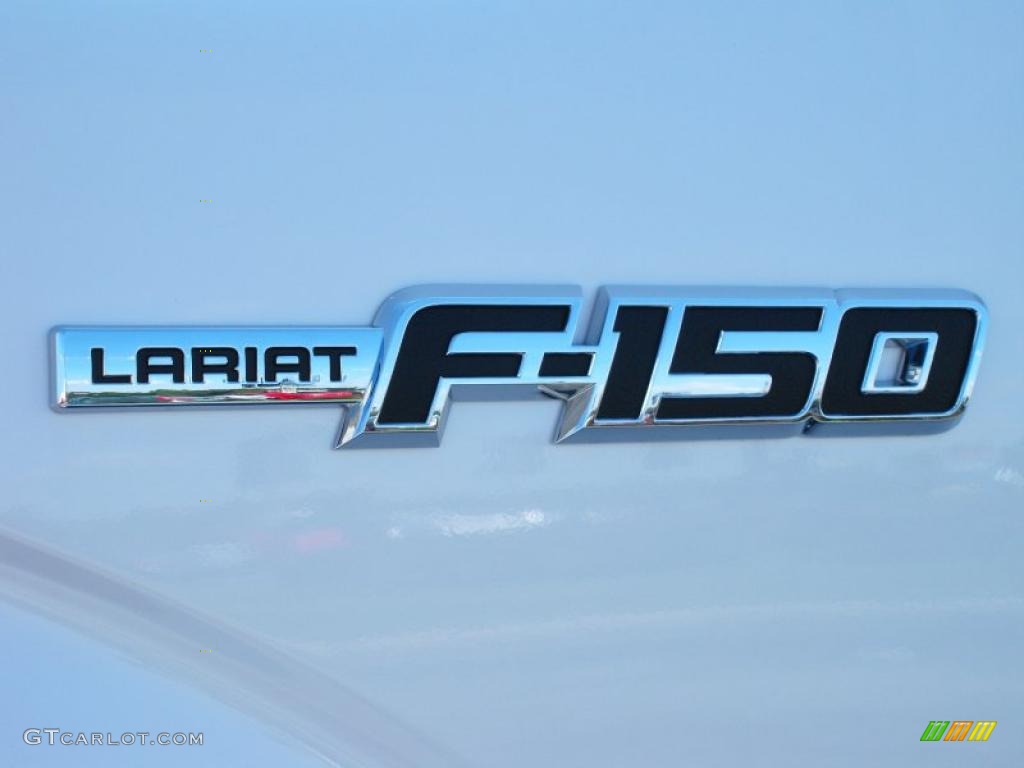 2010 F150 Lariat SuperCab - White Platinum Metallic Tri Coat / Tan photo #4