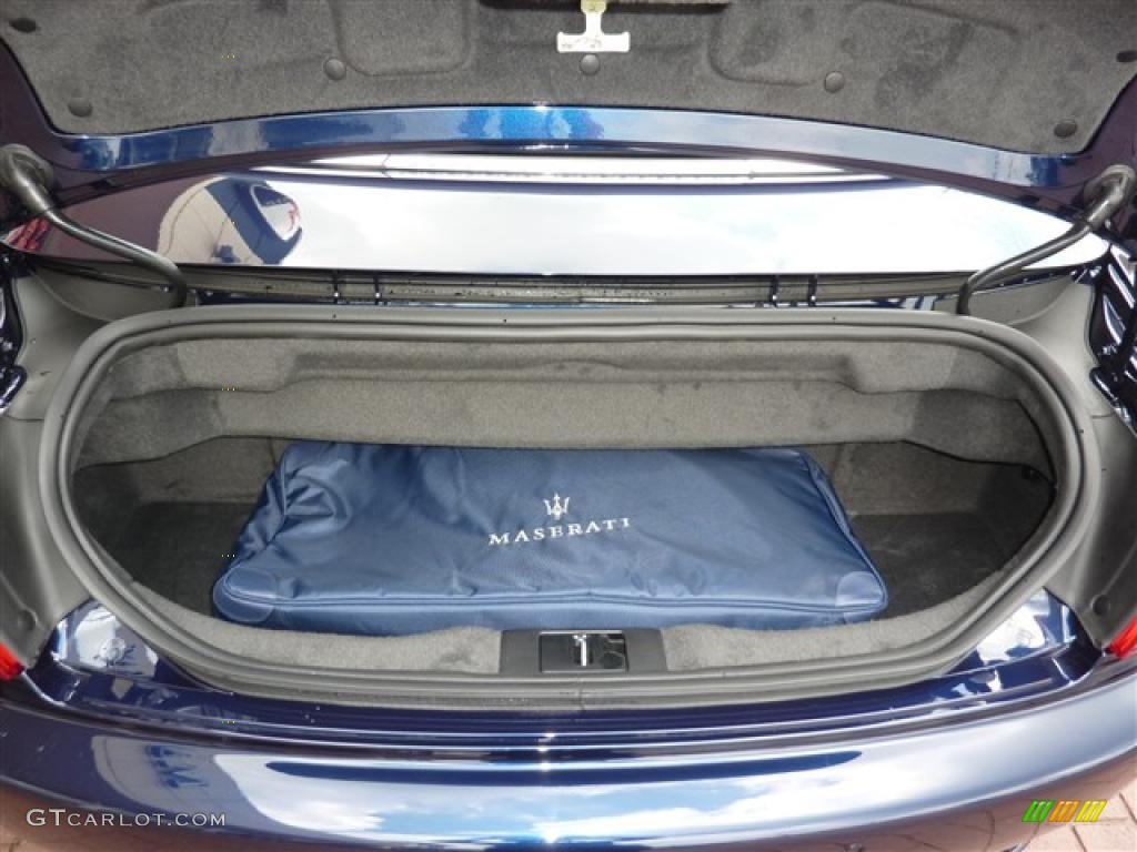 2010 Maserati GranTurismo Convertible GranCabrio Trunk Photo #37448898