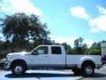 2011 Oxford White Ford F350 Super Duty Lariat Crew Cab 4x4 Dually  photo #2