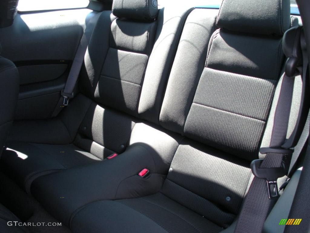 2011 Mustang V6 Coupe - Ebony Black / Charcoal Black photo #6