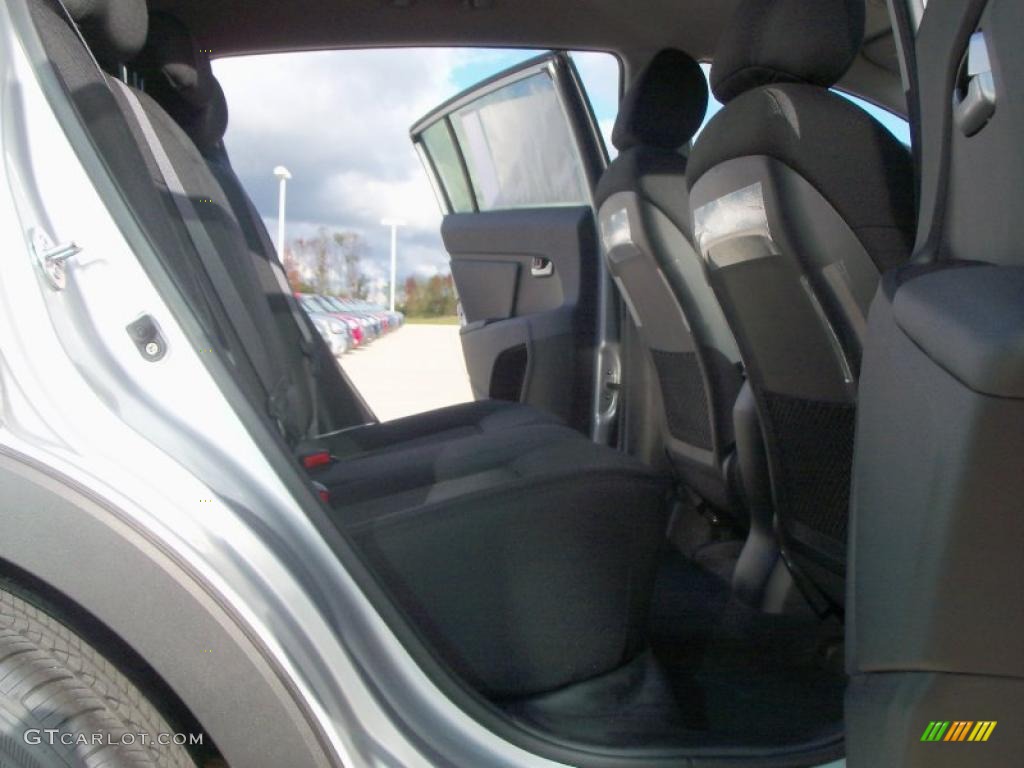 2011 Sportage LX AWD - Bright Silver / Black photo #14
