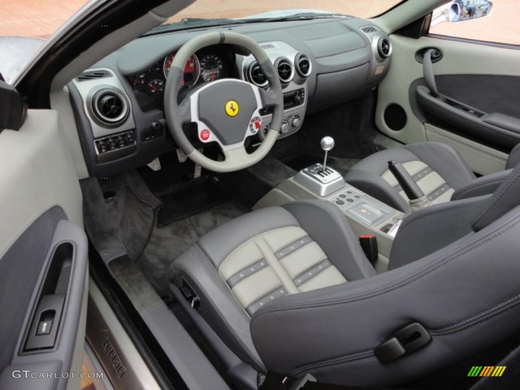 Grigio Medio (Medium Grey) Interior 2006 Ferrari F430 Spider Photo #37449454
