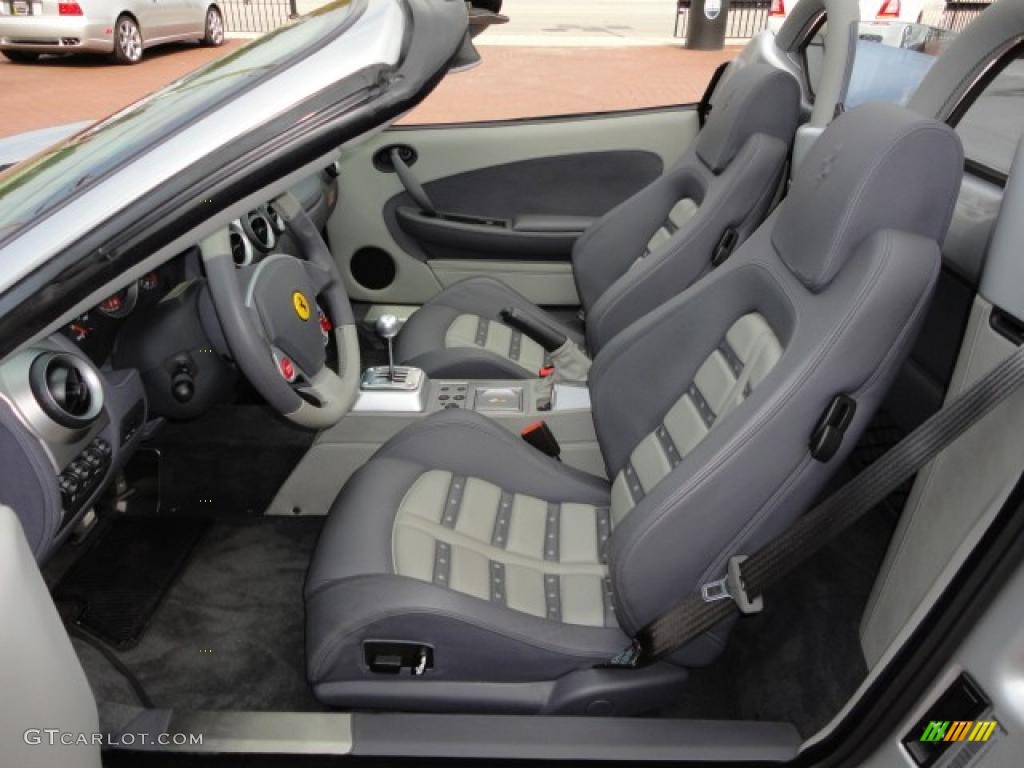 Grigio Medio (Medium Grey) Interior 2006 Ferrari F430 Spider Photo #37449474